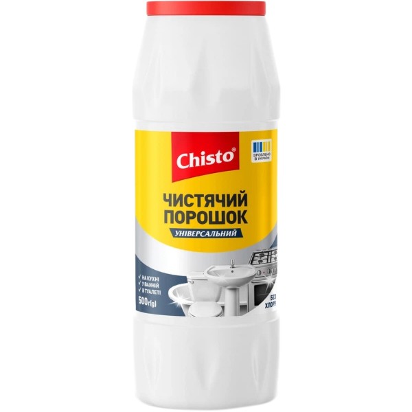 Фото - Чистящее средство универсальное Chisto 500 г порошкообразный (4820204703905)